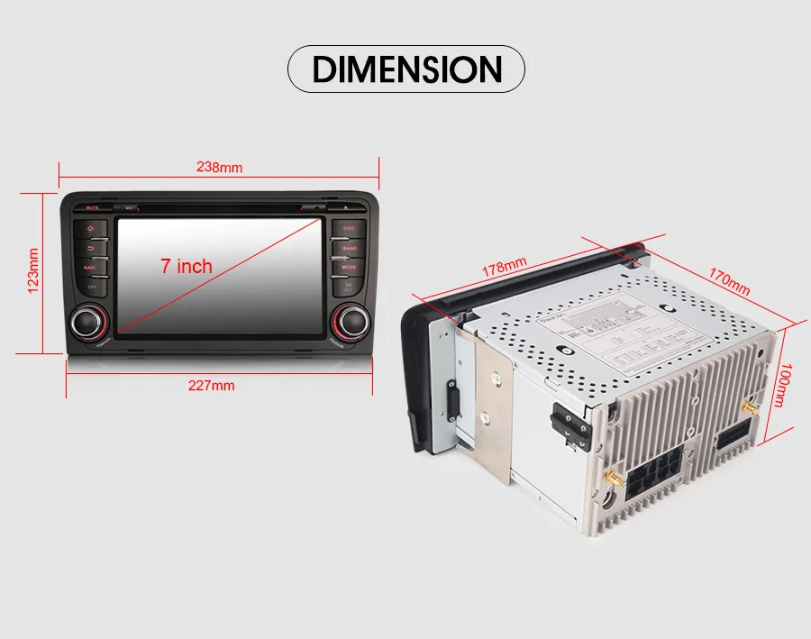 Cheap Erisin ES7327A 2 din Android 8.0 OBD 4GB RAM Car DVD GPS DAB for AUDI A3 Radio BT 28 Cheap Erisin ES7327A 2 din Android 8.0 OBD 4GB RAM Car DVD GPS DAB for AUDI A3 Radio BT 28