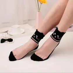 Эластичные вязаные новые удобные носки до щиколотки сетчатые кружевные носки из хлопка 1 пара женских носков