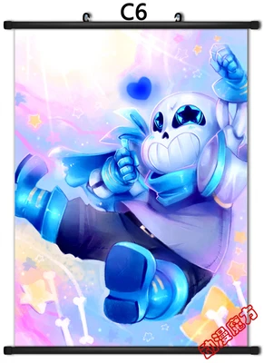Аниме Undertale sans Toriel asriel papyрус домашний декор Япония плакат стены свиток Cos - Цвет: C6