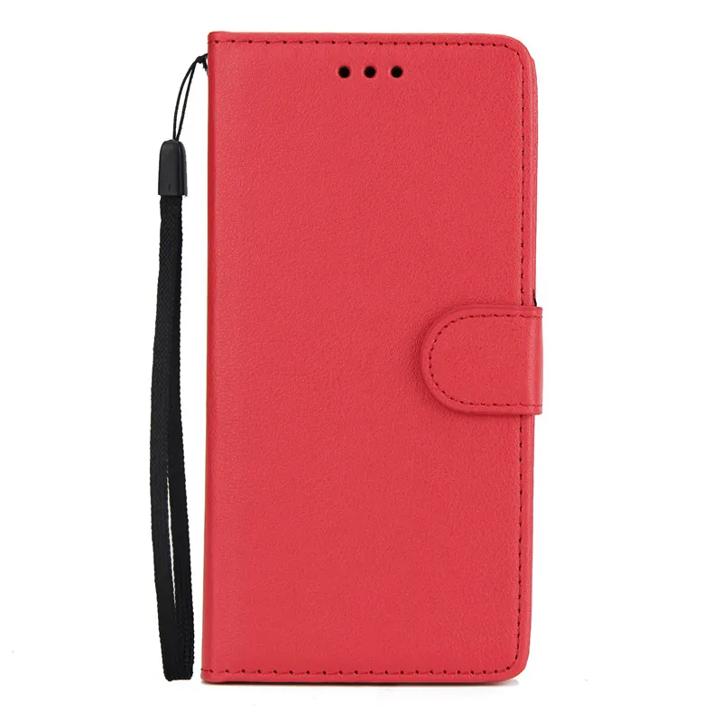 Кожаный чехол для Coque Xiao mi Red mi Note 5 6 Pro 5A 4X Red mi 5 Plus 5A 4A mi A1 A2 Poco F1, Классический Стильный чехол для телефона s - Цвет: Красный