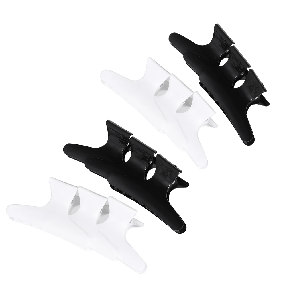 Buy 12Pcs Hairdressing Butterfly Hair Clips Hair Claw Dying Section Clamps