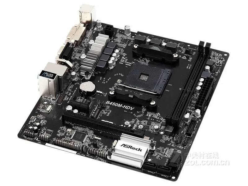 Voll neue Asrock B450M-HDV Motherboard 32G DDR4 AMD B450 Buchse AM4 VGA HDMI DVI USB2.0 30