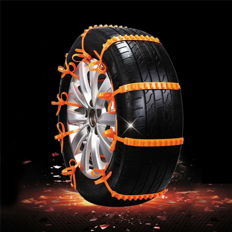 

New 10pcs Lot Car Universal Mini Plastic Winter Tyres Wheels Snow Chains For Cars/Suv Anti-Skid Autocross Outdoor