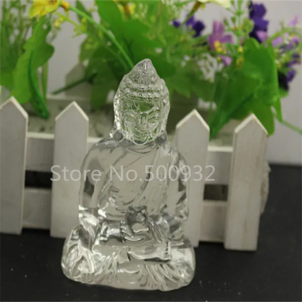 

Free Shipping 1pcs/lot crystal Buddha figures