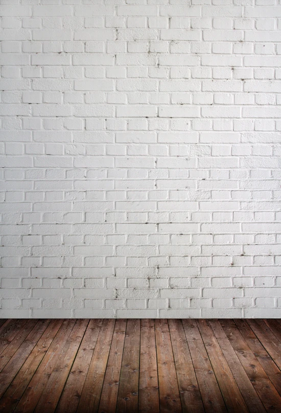 5x7ft белая кирпичная стена и Фотофон с имитацией древесины на заказ фон для фотосъемки фоны XT-526