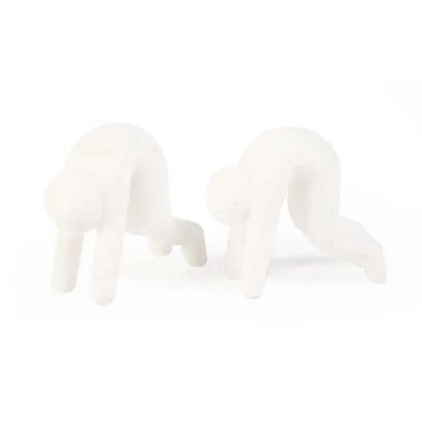 

KSOL 2 Pcs Kitchen Accessories Soup Pot Kitchen Cooking Pot Silicone Spoon Chopstick Rest Clip Mobile Phone Stents Holder white