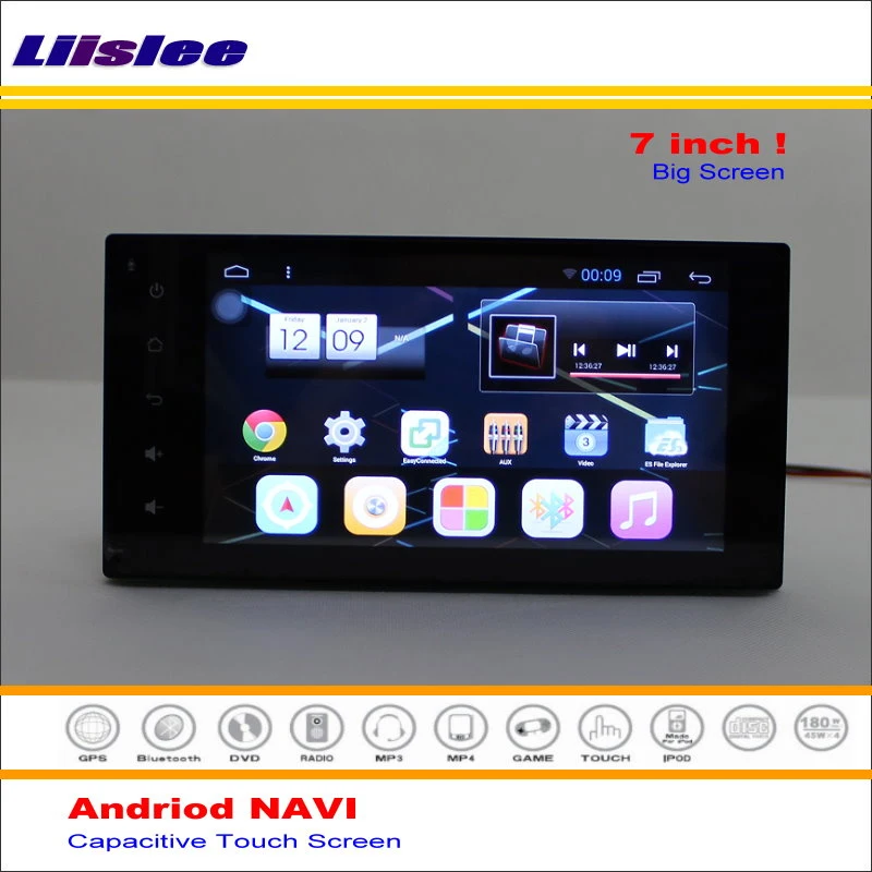 Liislee автомобильный Android-навигатор навигационная система для Toyota Commuter/Grandia 2004~ 2013 радио, аудио и видео мультимедиа(без DVD плеера