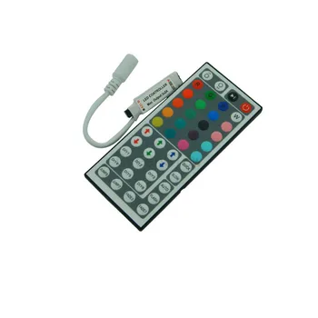 

100X Wholesale IR 44keys mini RGB LED controller DC5-12V input express free shipping