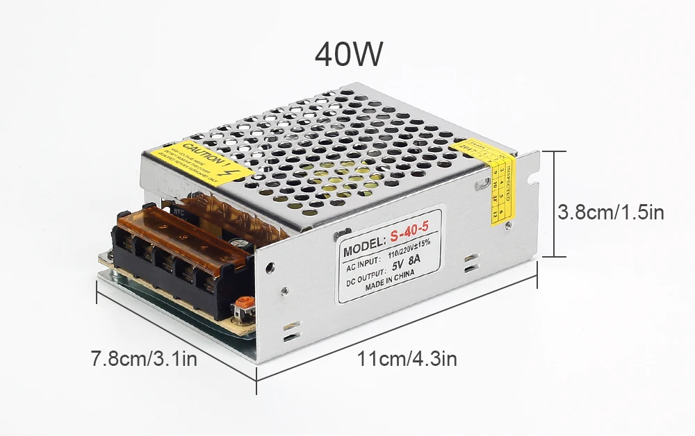 DC 5V светильник ing трансформаторы светодиодный драйвер адаптер питания 2A~ 80A, 10W~ 350W для Светодиодный Пиксельной полосы 5V светильник