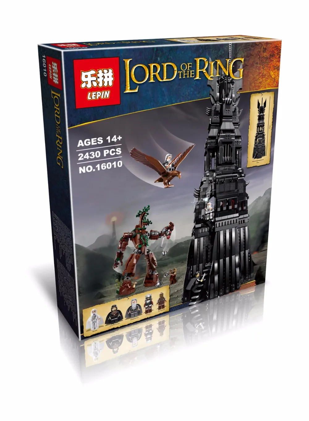 

2016 New LEPIN 16010 2430Pcs Lord of the Rings The Tower of Orthanc Model Building Kits Minifigure Blocks Bricks Toys Gift 10237