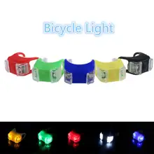 

New Silicone Bicycle Safety Lighting LED Light Lamp Flashlight Bike for Handlebar Seatpost long service life Bike Light Lamp