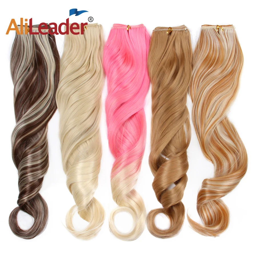 

Alileader 105g 60cm Long Wave Synthetic Halo Hair Extensions 24inch Invisible Ombre Natural Hidden Secret Wire Crown Grey Pink