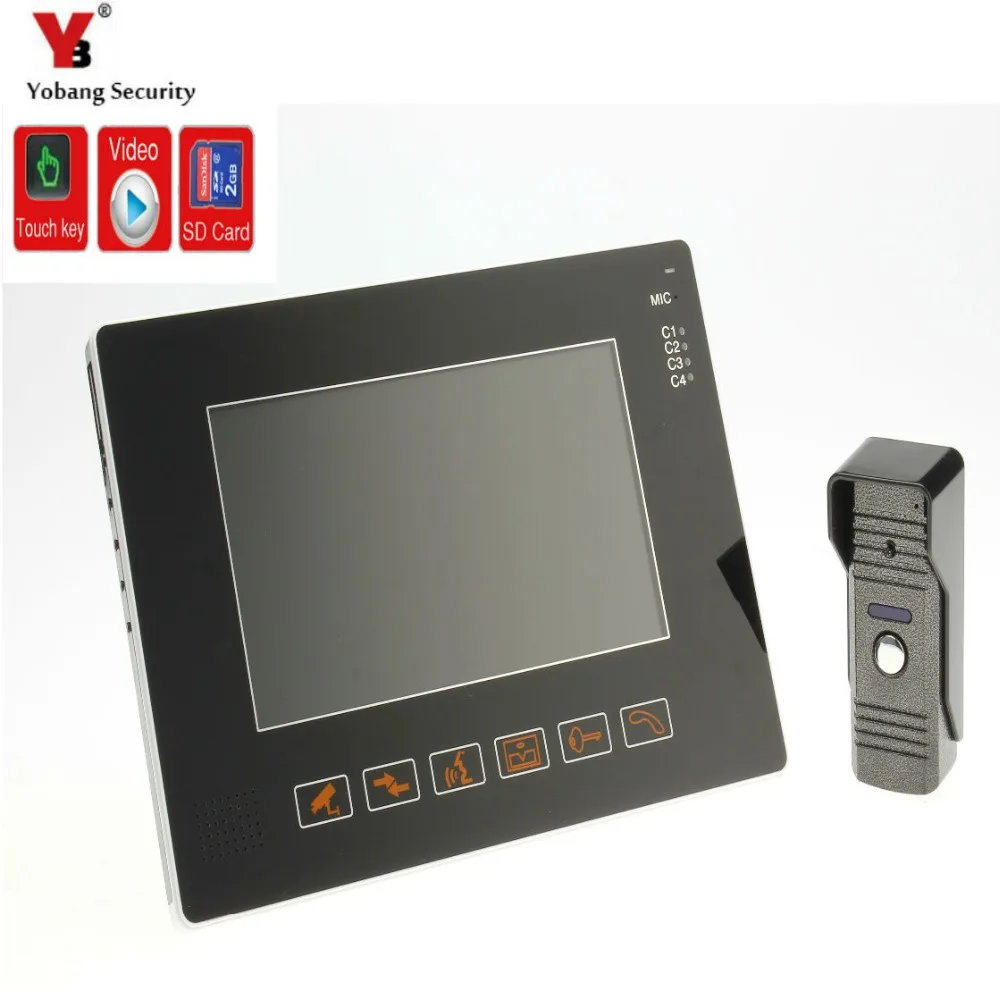 

YobangSecurity 9 Inch Video Doorbell Door phone Home Security Camera Intercom with Video Recording and Photo Taking Function