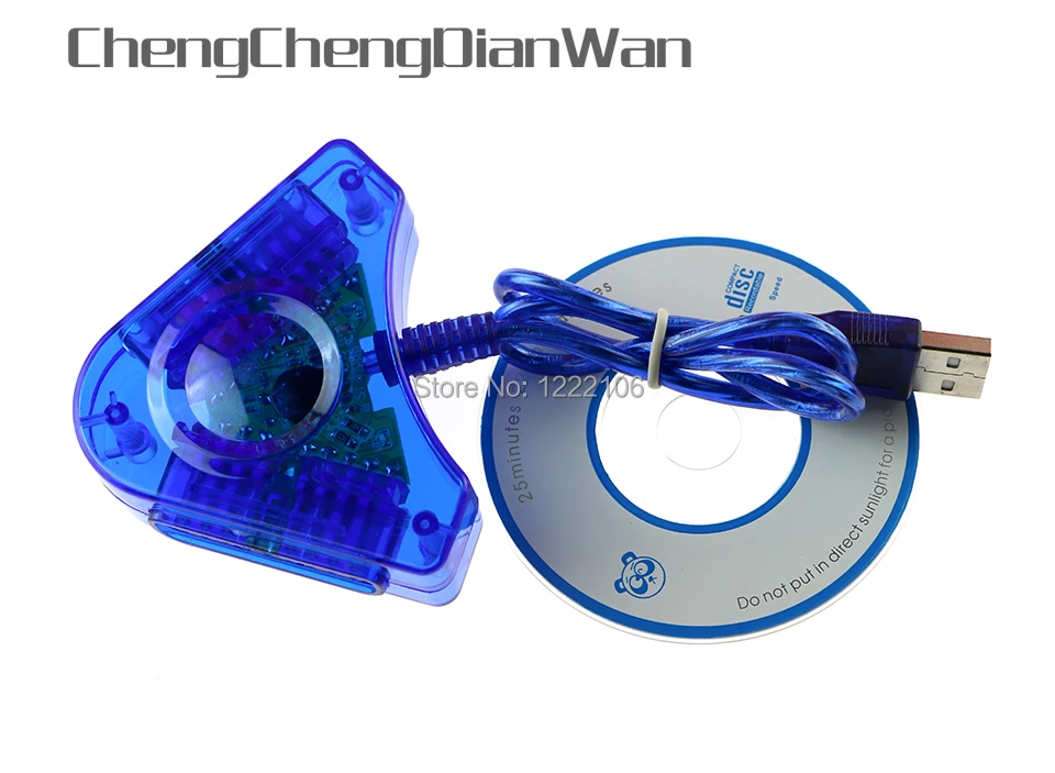 ChengChengDianWan Usb-конвертер для ps2 переходник с двух игроков кабель-конвертер usb PS2