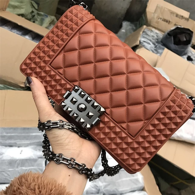 SGARR Fashion Women PVC Messenger Bags High Quality Chain Ladies