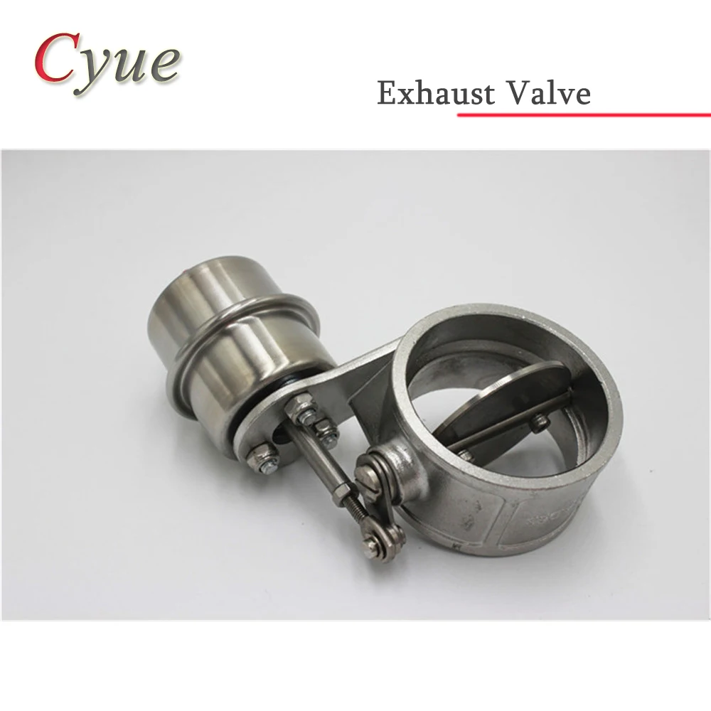 Stainless Steel 2/" 51mm Exhaust Control Valve Set Vacuum Actuator OPEN Style