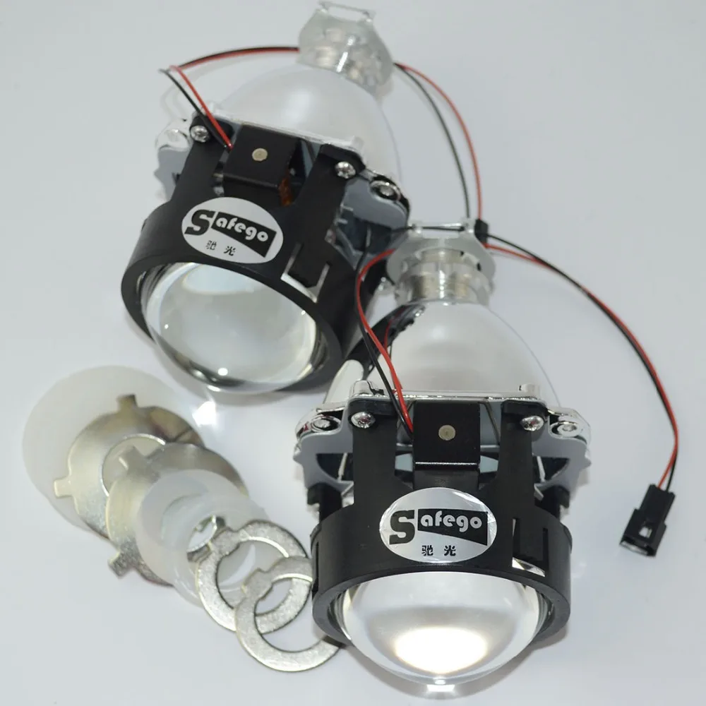 

1pair car projector lens WST 2.5inch h1 bixenon projector lens using h1 xenon lamp projector bi xenon car projector light