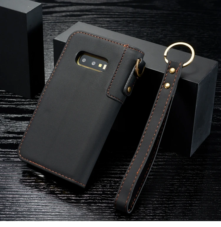 Для Coque samsung Galaxy S10 Plus Роскошные Бизнес кожаный бумажник на магните чехол для телефона для samsung S10 плюс откидная крышка Etui