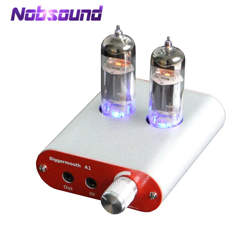 Ламповый усилитель для наушников Nobsound Mini Class A 6J5 декодирование звука Hi Fi с блоком
