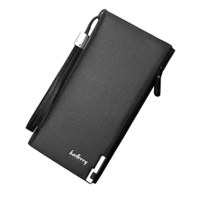 2019 New men leather wallet with strap high quality zipper wallets men famous brand long purse 2019 New men leather wallet with strap high quality zipper wallets men famous brand long purse