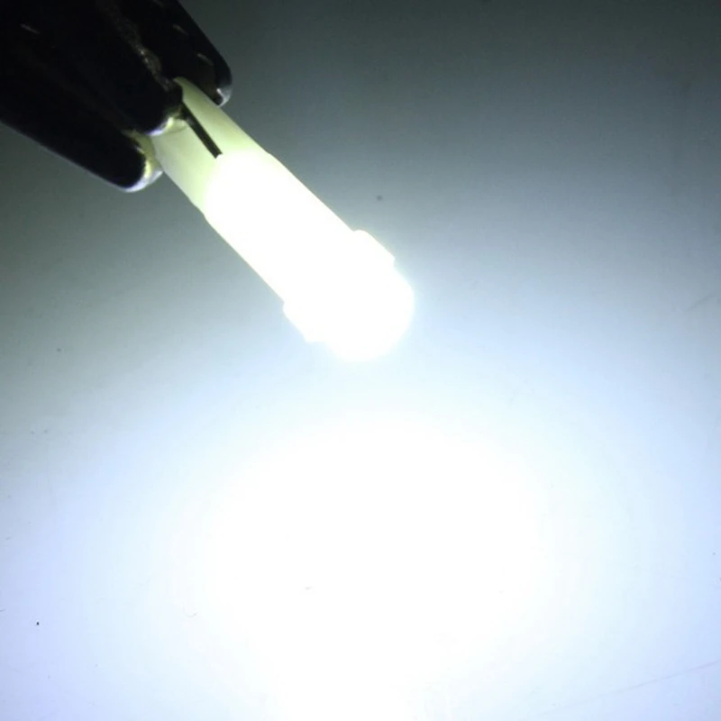20 шт./лот T5 лампочка 0 2 Вт 1 SMD COB Светодиодная приборная панель клиновидная лампа