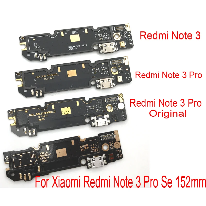 

For Xiaomi Redmi Note 3 Pro Micro USB Charge Port Connector Charging Dock PCB Board Flex Cable For Redmi Note 3 Pro SE 152mm