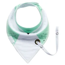 Многофункциональное хлопковое детское полотенце-Слюнявчик с соской, уникальный хлопковый Слюнявчик с рисунком треугольника, детский нагрудник