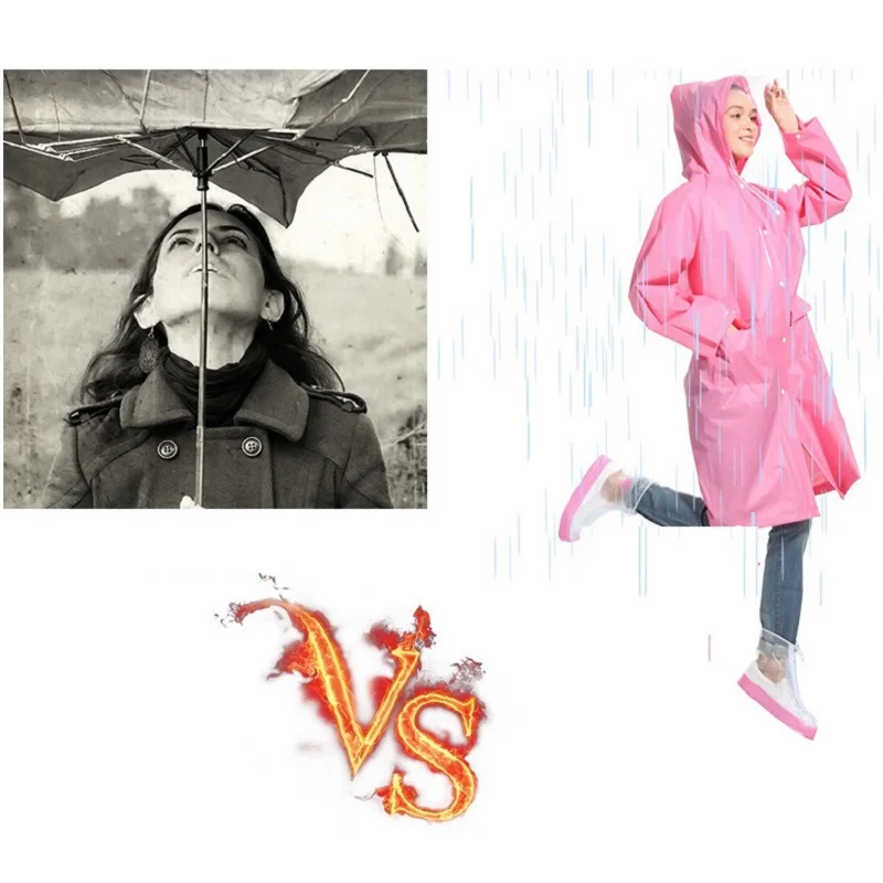Для женщин непромокаемый плащ EVA куртка мужская для дождя прочные Матированный с декорированием узором "Мороз" дождевики Водонепроницаемый с вытяжки пара плащ-накидка для взрослых костюмы