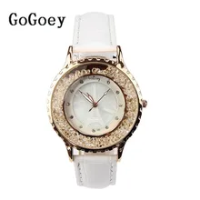 2016 Gogoey Brand Crystal Leather Watches Women Lady Fashion Casual Dress Quartz Wristwatches Clock 122 2016 Gogoey Brand Crystal Leather Watches Women Lady Fashion Casual Dress Quartz Wristwatches Clock 122
