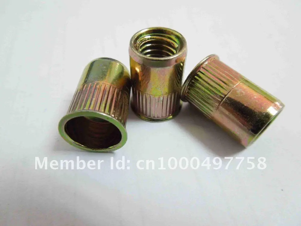 M3 M12 rivet nut kits 270PCS gal knurled Reduced head rivnut blind