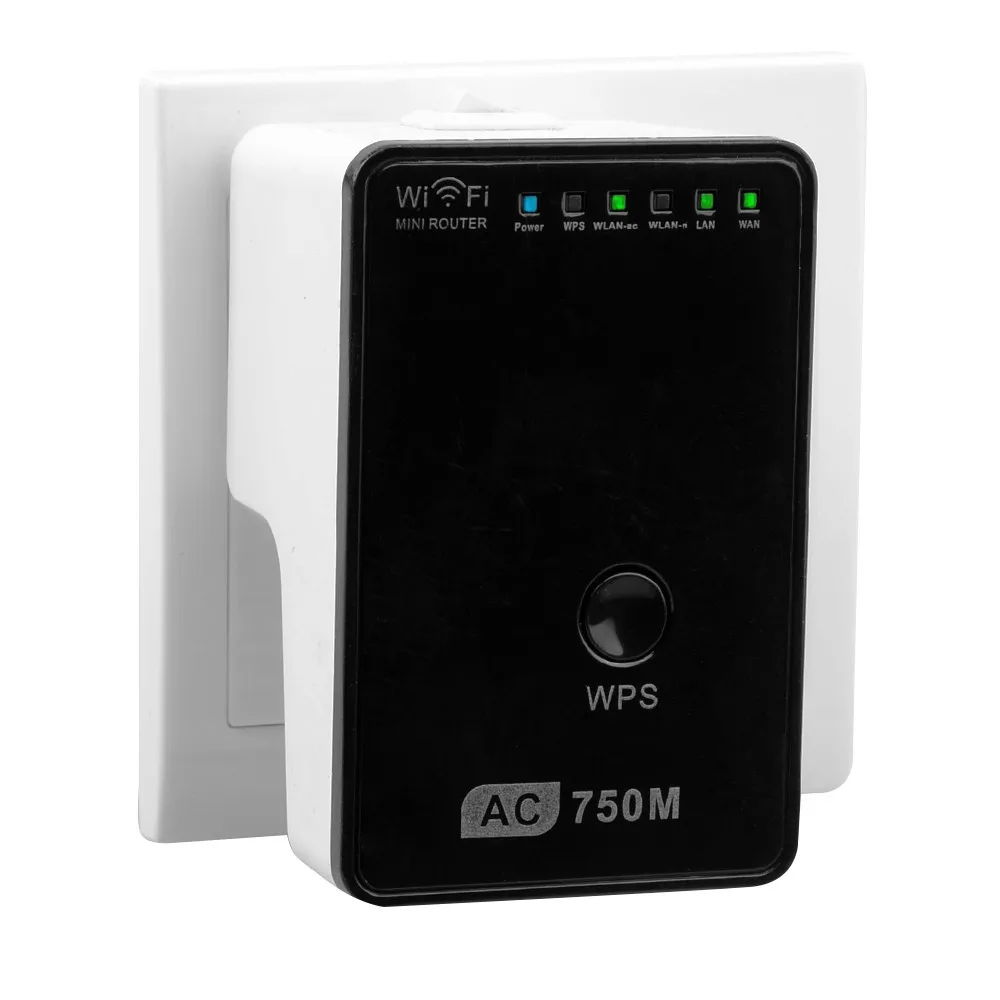 AC01 Универсальный Беспроводной двухдиапазонный Wifi ретранслятор Wifi расширитель диапазона Wifi роутер усилитель для ЕС/AU/US/UK plug