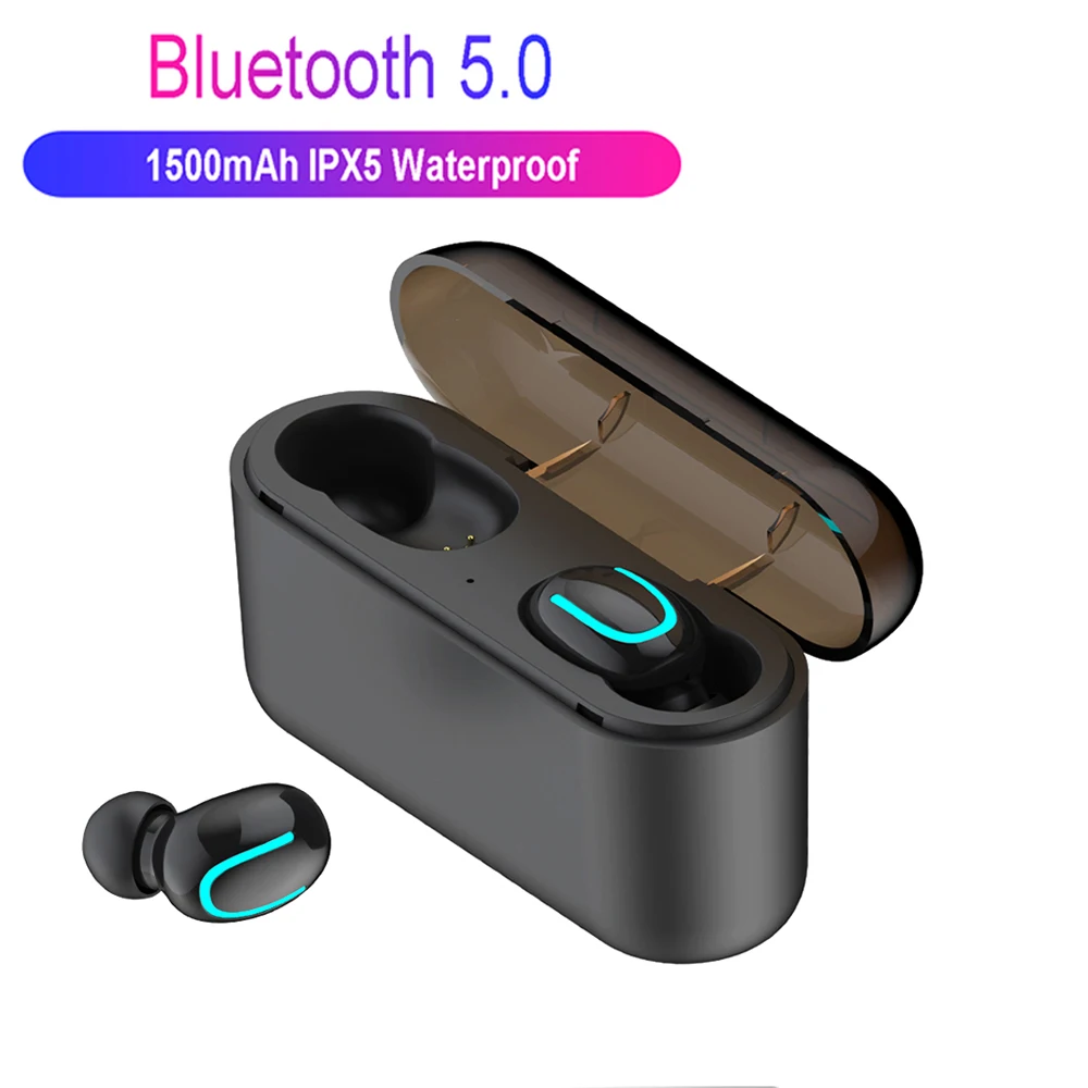 

Original Q32 TWS Bluetooth 5.0 Earphones Wireless Bluetooth Stereo Earbuds 1500mAh Charging Case Bluetooth Wireless Earphone
