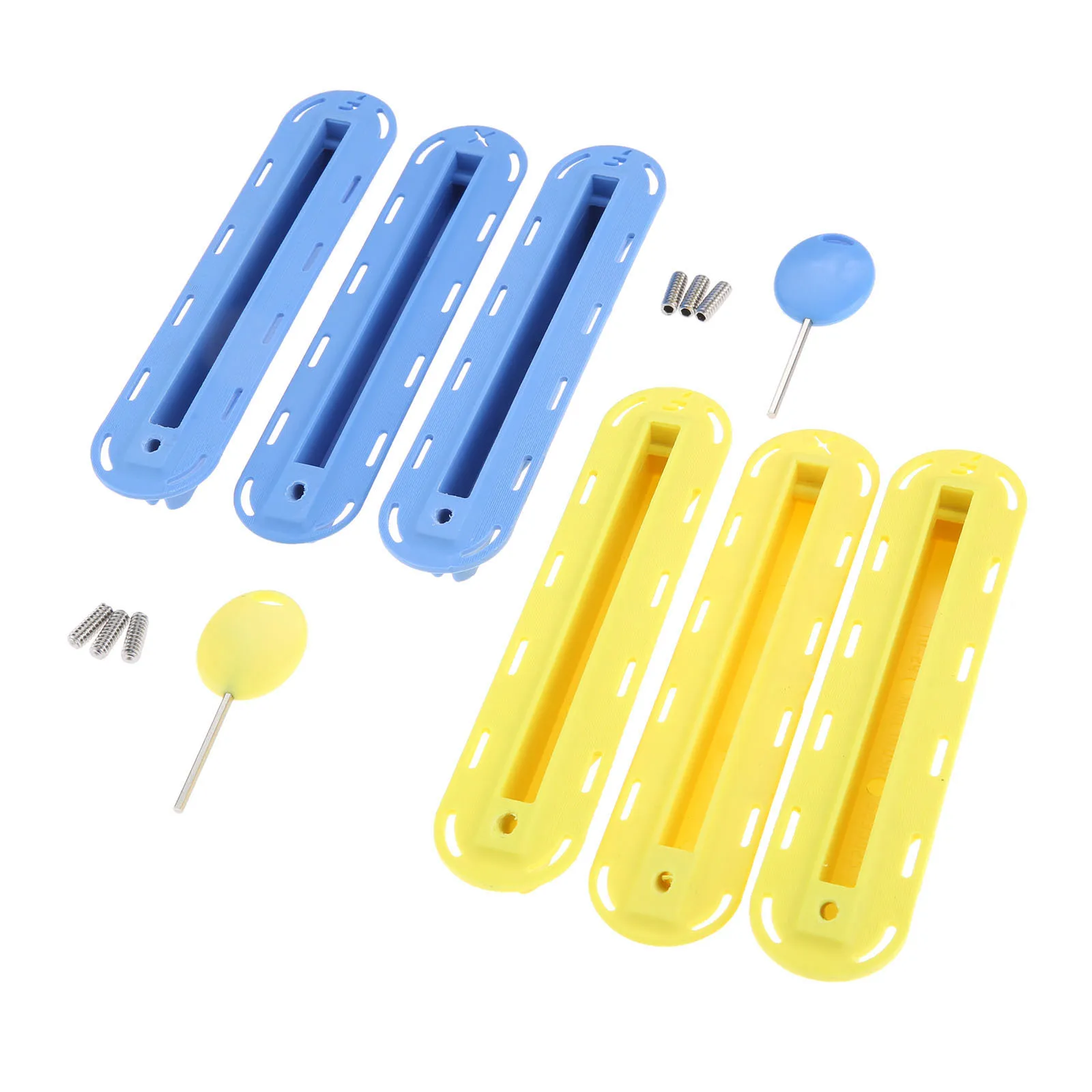

3 Pcs/Set Plastic For Future Tri Fins Box For Surfing SUP Surfboard Surf Fins Plugs Set Surfboard Thrusters Rudder Slots And Key