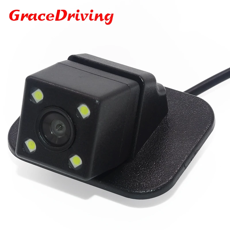 CCD Ночное Видение 4 LED камера заднего вида для Mazda CX 3 CX3 2014 ~ 2015 Бесплатная