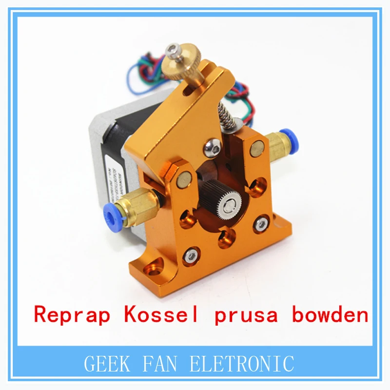

Reprap 42 Stepper Motor Long Distance All Metal Bowden Extruder, 1.75/3mm Kossel Mini, Prusa i3 3D Printer