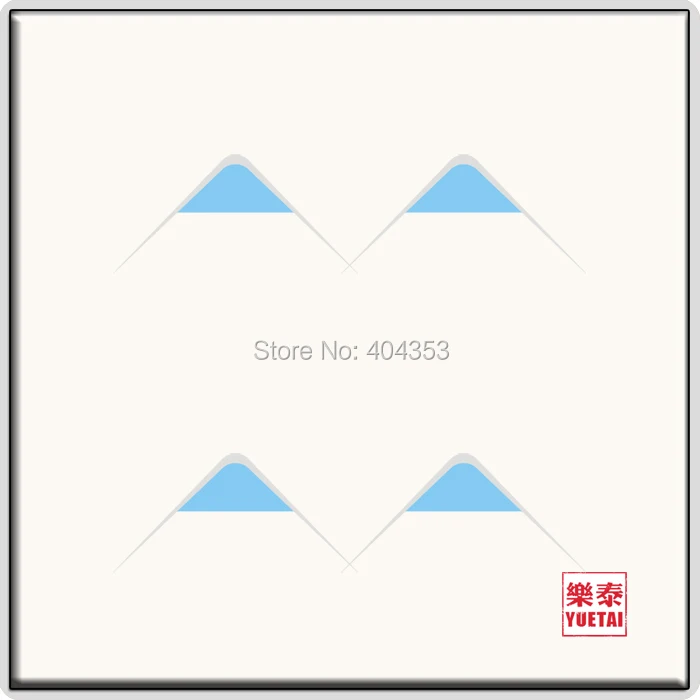 

C7 series smart touch glass panel wall switch four open white color