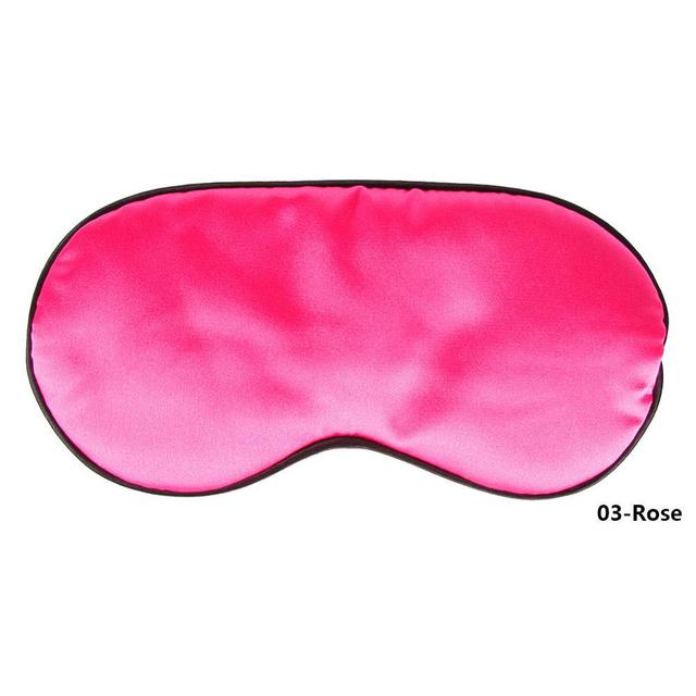 Silk Portable Travel Sleep Eye Mask Rest Aid Soft Cover Eye Patch Hot Sale Eyeshade Sleeping Mask Wholesale #245327