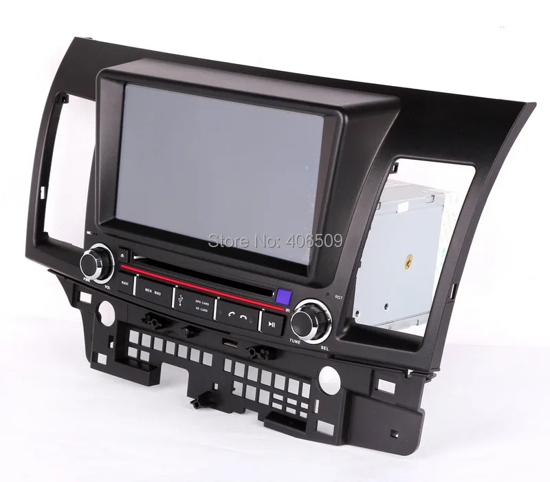 Cheap 8" Head Unit Car DVD Player for Mitsubishi Lancer 2007-2013 wtih GPS Navigation Radio Bluetooth TV SD USB AUX Audio Navigator 2