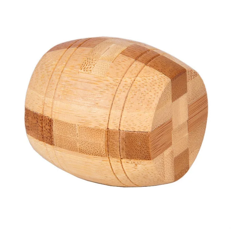 

New Educational Adults Kids Toy Excellent Design IQ Brain Teaser 3D Wooden Interlocking Kong Ming Luban Lock Puzzle Game Play