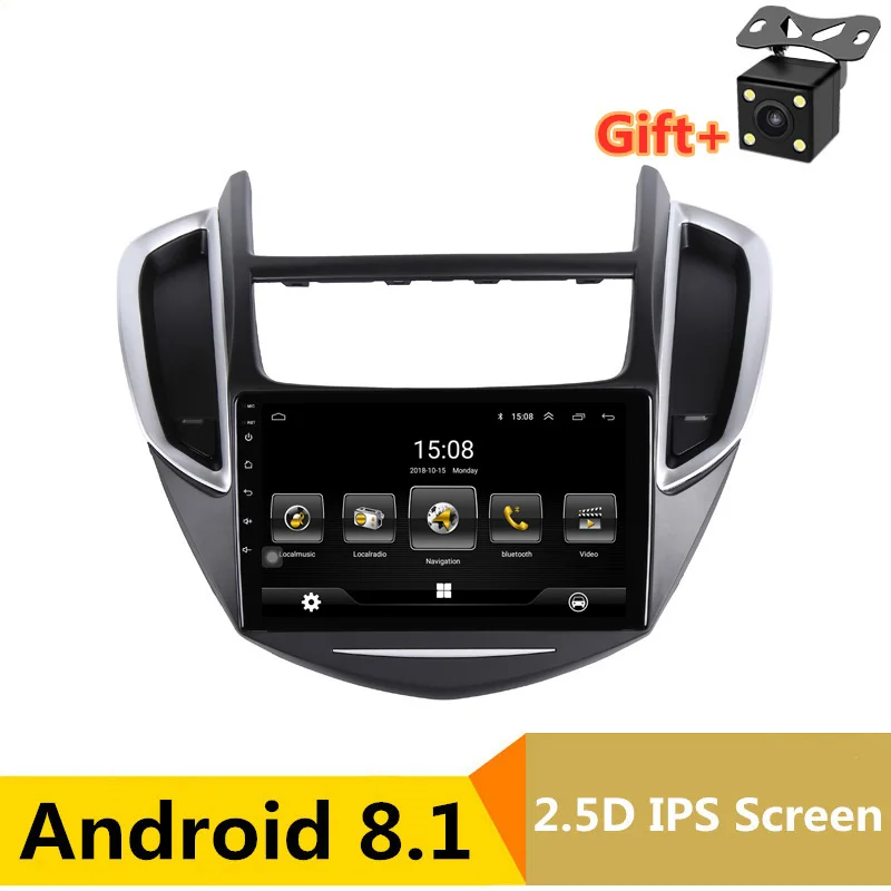 Top 9" Android Car DVD Player GPS for Chevrolet TRAX 2013 2014 2015 audio car radio stereo navigator with bluetooth wifi built in 0