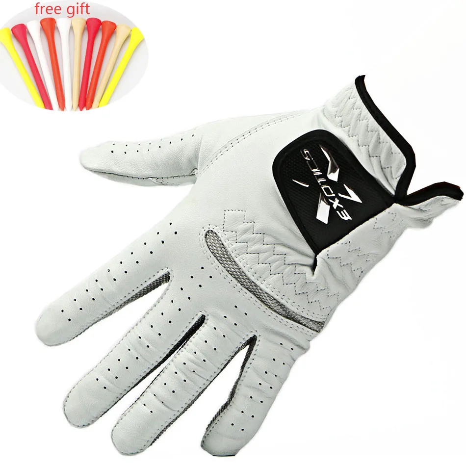 Golf gloves Men's Left Hand Soft Breathable Golf Gloves Pure Sheepskin