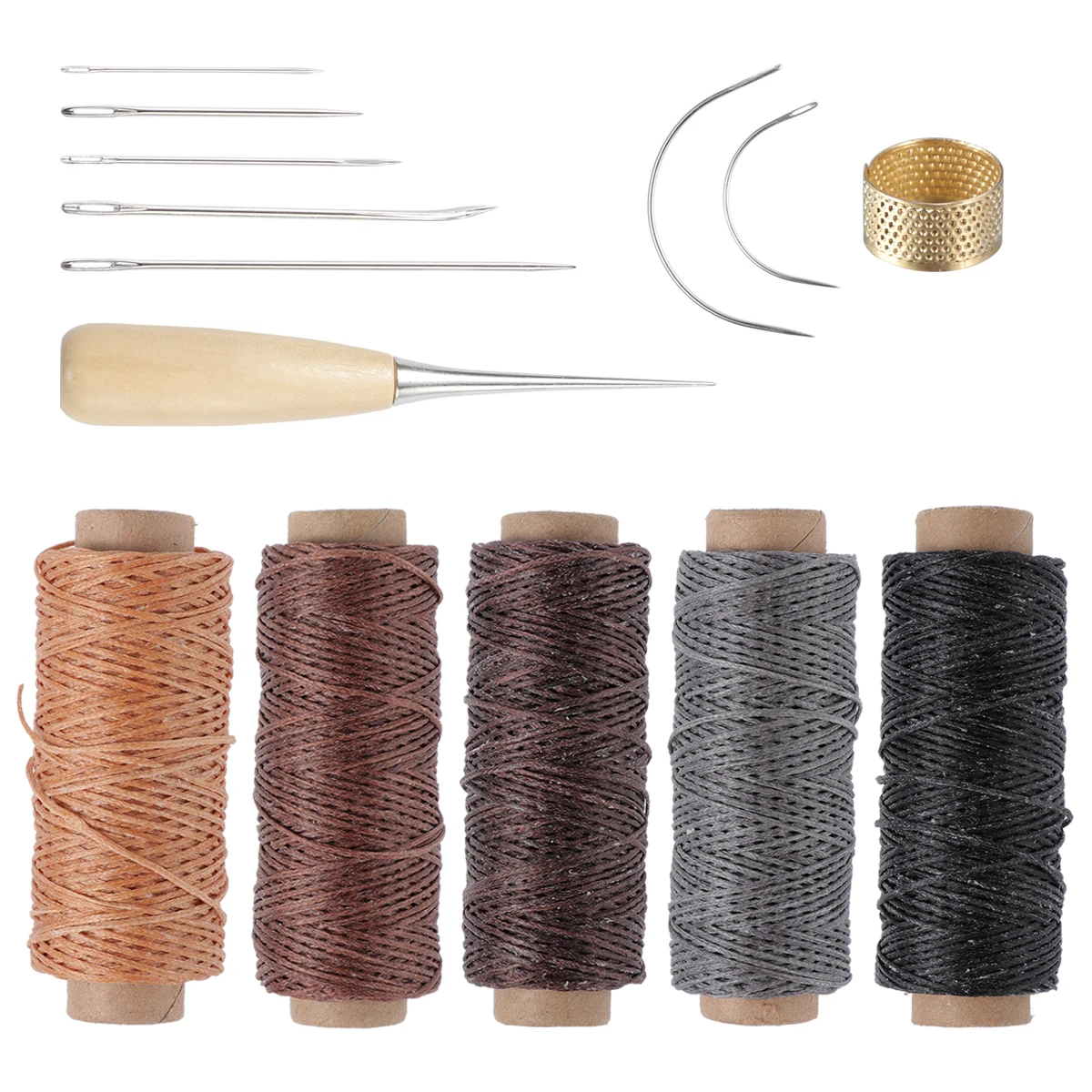 14 Pieces Leather Craft Tool Hand Sewing Needles Upholstery Carpet Leather Canvas DIY Sewing