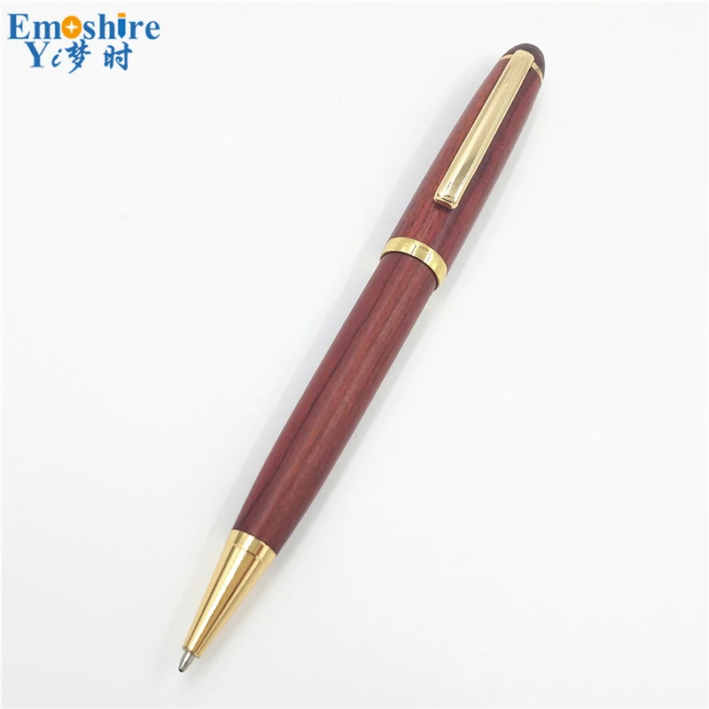 Emoshire Rosewood ball - point pen wood ball - point pen students complete practical gifts free design spot wholesale (2)