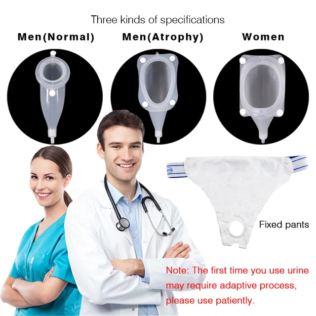 Hospital Dedicated Urinary Incontinence Urinal the Adults Urine Bag Men