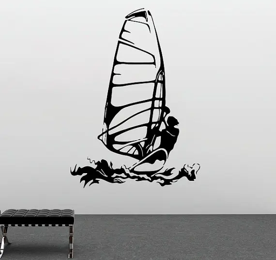 

Huge Ship Boat Special Designed Wall Decals Home Nursery Room Ocean Style Sailing Ship Cool Wall Mural Vinyl Wall Stickers W-591