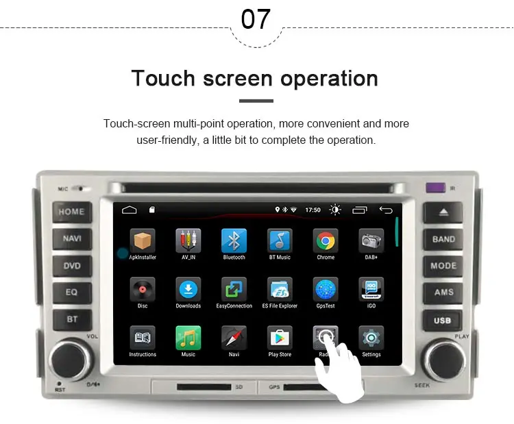 Perfect JDASTON Android 9.1 Car DVD Player For HYUNDAI SANTA FE 2006-2012 Multimedia GPS Navigation 2 Din Car Radio Audio Stereo WIFI 8