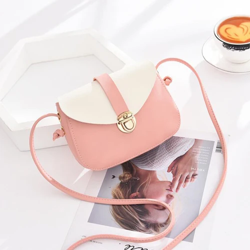 REPRCLA модные маленькие сумки через плечо для женщин мини-сумка на плечо из искусственной кожи женская сумка почтальон дамские сумки сумочка - Цвет: pink