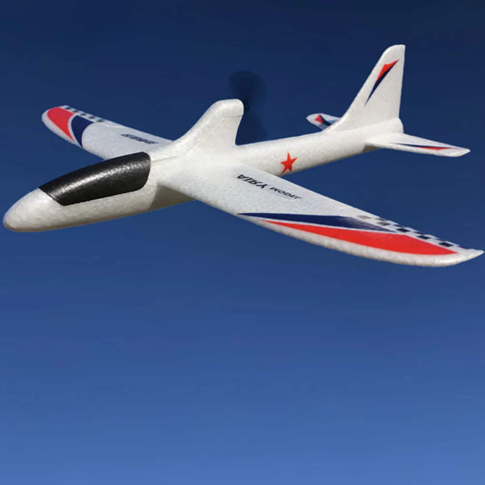 Модель Планера DIY ручной бросок Электрический пенный пульт дистанционного управления Самолет обучающая игрушка самолет светодиодный модель самолета детский подарок