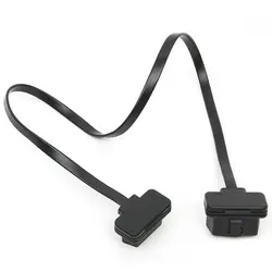 OBDII расширение двойной разъем сплиттер OBD OBD2 16PIN мужчин и женщин связи квартира + тонкий как лапша ELM327