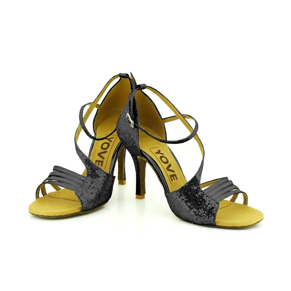 YOVE Dance font b Shoes b font Women s Latin font b Salsa b font Dance